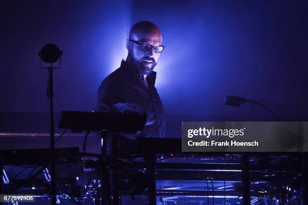 German musician Christopher von Deylen aka Schiller performs live on stage during a concert at the Admiralspalast on November 22, 2017 in Berlin,...