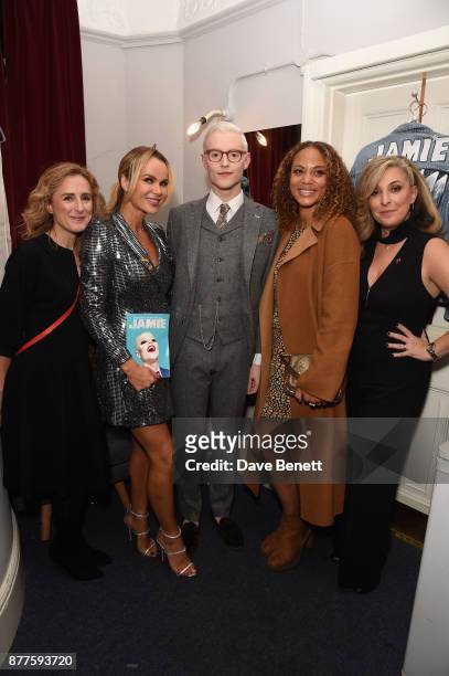 Tracy-Ann Oberman, Angela Griffin, John McCrea, Amanda Holden and Nicola Stephenson attend the opening night of Everybody's Talking About Jamie, a...