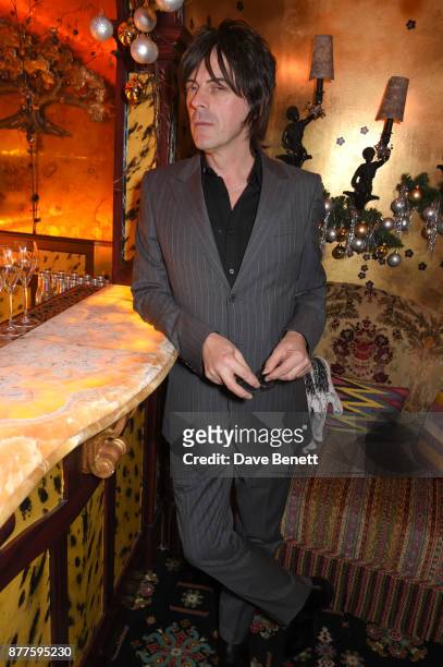 George Vjestica attends the Nick Cave & The Bad Seeds x The Vampires Wife x Matchesfashion.com party at Loulou's on November 22, 2017 in London,...