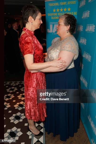 Josie Walker and Margaret Campbell attend the opening night of Everybody's Talking About Jamie, a new musical for today at 100 Wardour St. On...