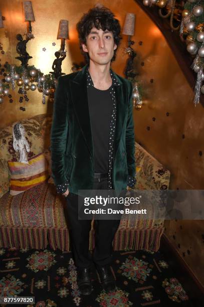 Taz Tustok attends the Nick Cave & The Bad Seeds x The Vampires Wife x Matchesfashion.com party at Loulou's on November 22, 2017 in London, England.