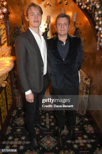 Luke Chapman and Tom Chapman attend the Nick Cave & The Bad Seeds x The Vampires Wife x Matchesfashion.com party at Loulou's on November 22, 2017 in...