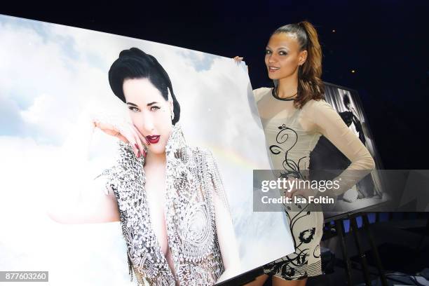 Francisca Urio during the presentation of the new Lambertz Fine Art Calendar 2018 at Friedrichstadtpalast on November 22, 2017 in Berlin, Germany.