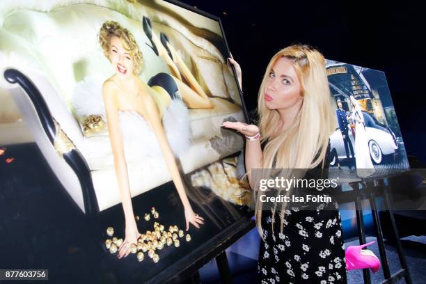 Nadine Trompka during the presentation of the new Lambertz Fine Art Calendar 2018 at Friedrichstadtpalast on November 22, 2017 in Berlin, Germany.