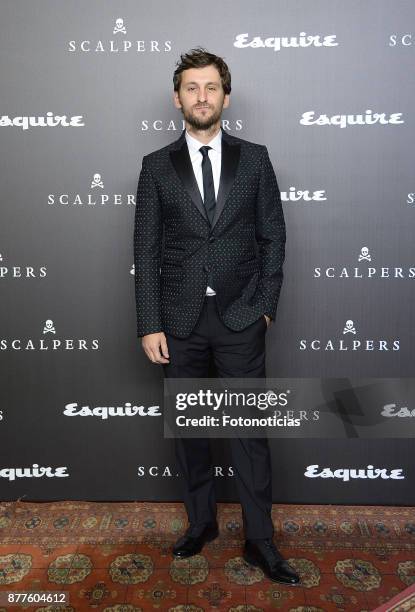 Raul Arevalo attends Esquire and Scalpers 10th anniversary party at the Palacio de Santa Coloma on November 22, 2017 in Madrid, Spain.