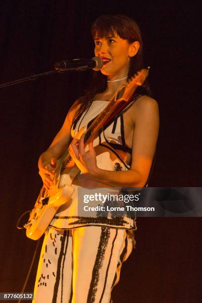 Kimbra performs at Islington Assembly Hall on November 22, 2017 in London, England.