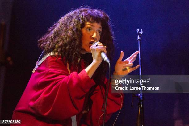 Ofrin performs at Islington Assembly Hall on November 22, 2017 in London, England.