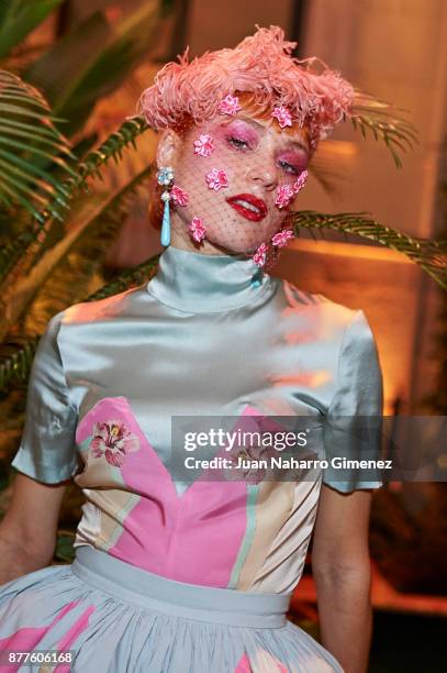 Miranda Makaroff attends to the Dior Ball party at Santona Palace on November 22, 2017 in Madrid, Spain.