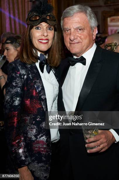 Sidney Toledano and guest attend to the Dior Ball party at Santona Palace on November 22, 2017 in Madrid, Spain.