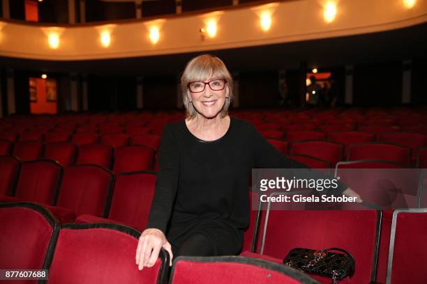 Heidelinde Weis during the 'Josef und Maria' premiere at "Komoedie" theatre on November 22, 2017 in Munich, Germany.