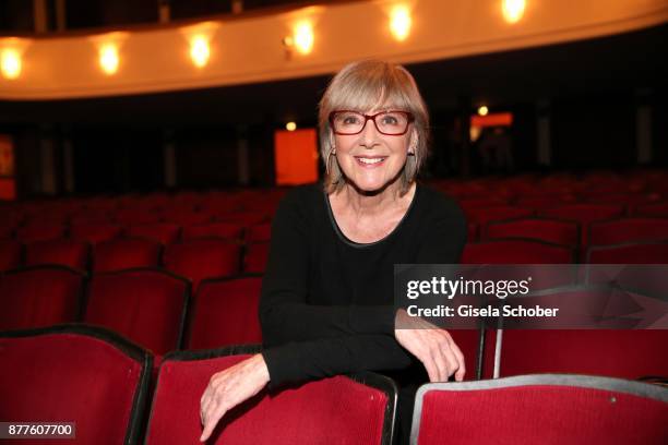 Heidelinde Weis during the 'Josef und Maria' premiere at "Komoedie" theatre on November 22, 2017 in Munich, Germany.