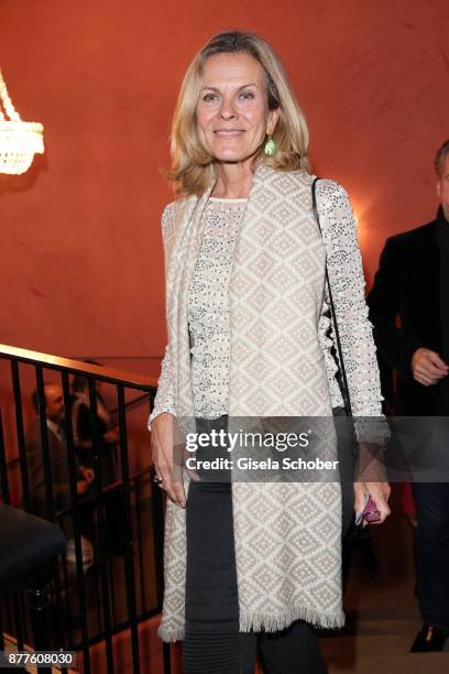 Andrea L'Arronge during the 'Josef und Maria' premiere at "Komoedie" theatre on November 22, 2017 in Munich, Germany.
