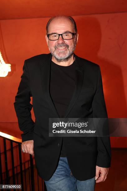 August Schmoelzer during the 'Josef und Maria' premiere at "Komoedie" theatre on November 22, 2017 in Munich, Germany.