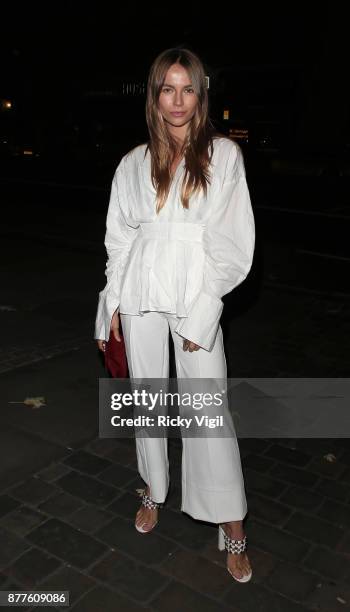 Emma Louise Connolly seen attending Lipsy London - VIP winter dinner held at Rosewood London on November 22, 2017 in London, England.