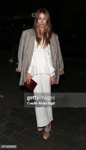 Emma Louise Connolly seen attending Lipsy London - VIP winter dinner held at Rosewood London on November 22, 2017 in London, England.