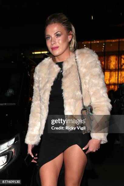 Frankie Gaff seen attending Lipsy London - VIP winter dinner held Rosewood London on November 22, 2017 in London, England.