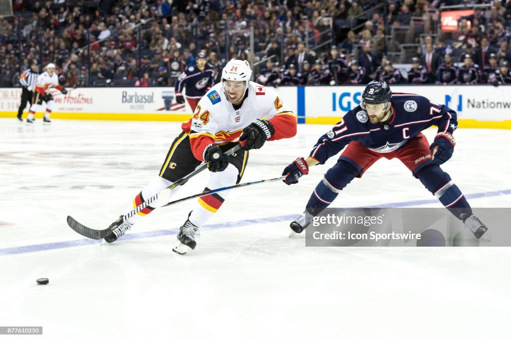 NHL: NOV 22 Flames at Blue Jackets