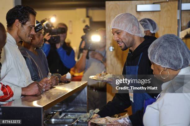 Common volunteers at St Stephen AME Church in partnership with Feeding America, The Common Ground Foundation and Greater Chicago Food Depository on...