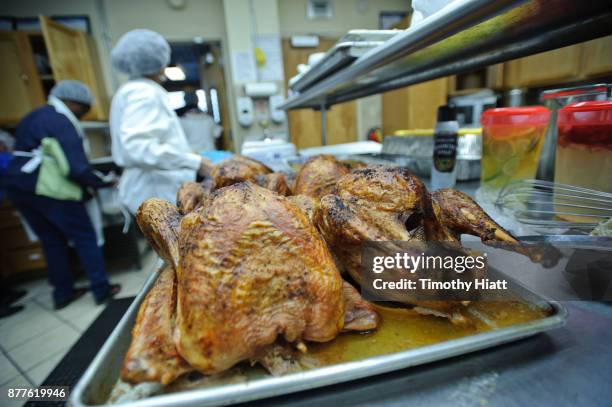 General atmosphere of St Stephen AME Church in partnership with Feeding America, The Common Ground Foundation and Greater Chicago Food Depository on...