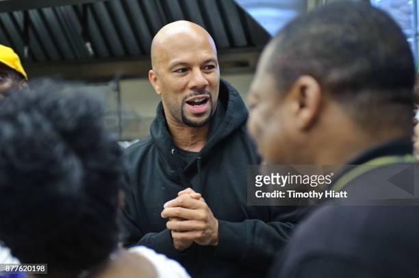 Common volunteers at St Stephen AME Church in partnership with Feeding America, The Common Ground Foundation and Greater Chicago Food Depository on...