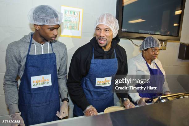 Common volunteers at St Stephen AME Church in partnership with Feeding America, The Common Ground Foundation and Greater Chicago Food Depository on...