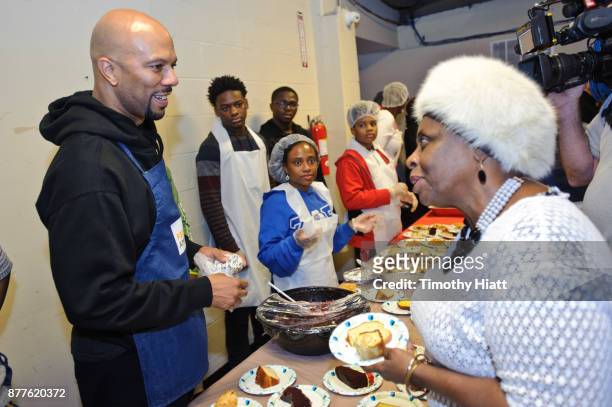 Common volunteers at St Stephen AME Church in partnership with Feeding America, The Common Ground Foundation and Greater Chicago Food Depository on...