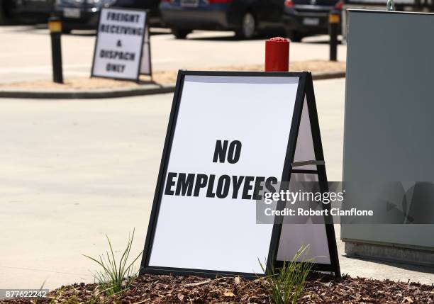 General views of the Amazon Fulfillment Centre on November 23, 2017 in Melbourne, Australia. Amazon Australia started with a 'soft launch' on...