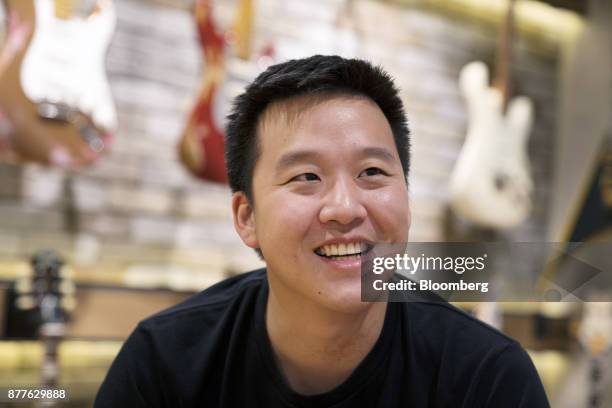 Kuok Meng Ru, founder of Bandlab Technologies Ltd., reacts during an interview in Singapore, on Wednesday, Nov. 22, 2017. Kuok said he wants to buy...