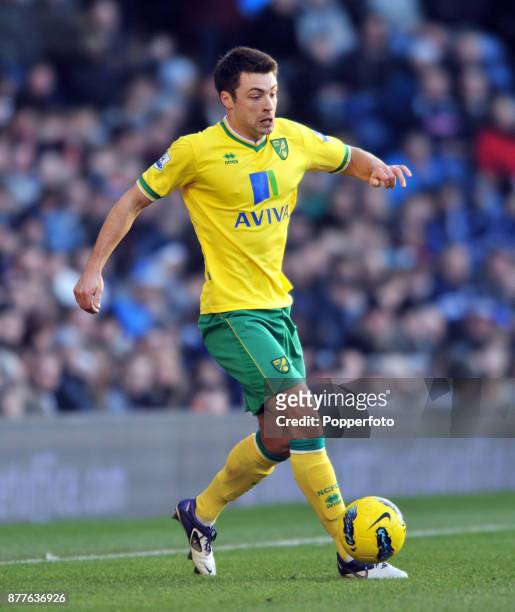 Russell Martin of Norwich City in action during the Barclays Premier League match between West Bromwich Albion and Norwich City at The Hawthorns on...