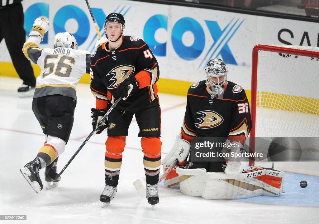 NHL: NOV 22 Golden Knights at Ducks