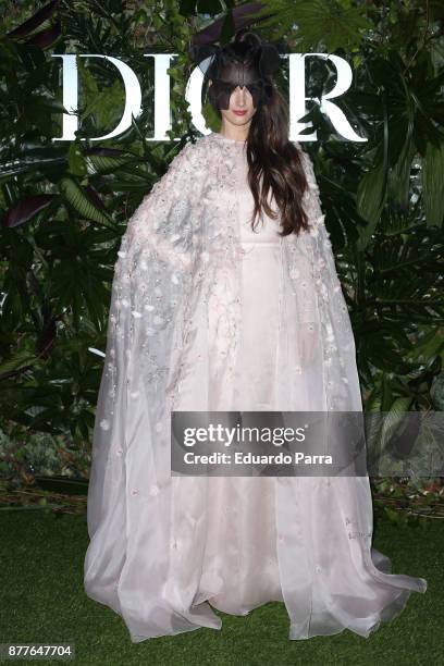 Charlotte Le Bon attends Dior Ball photocall at the Santona Palace November 22, 2017 in Madrid, Spain.