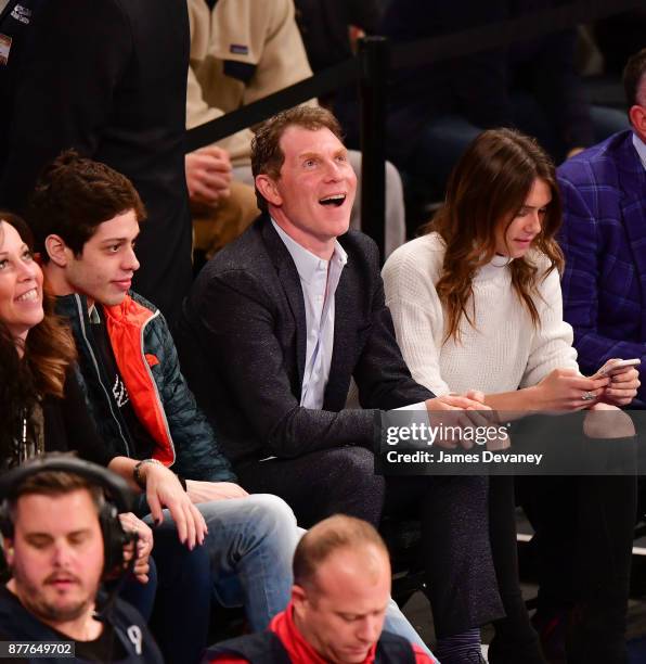 Bobby Flay attends the Toronto Raptors Vs New York Knicks game at Madison Square Garden on November 22, 2017 in New York City.