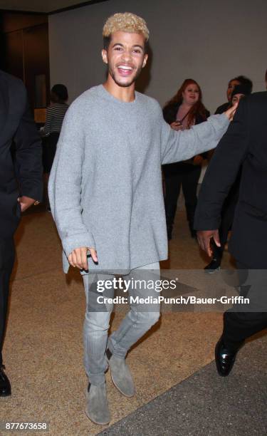 Jordan Fisher is seen on November 22, 2017 in New York City.