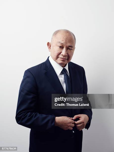 Filmmaker John Woo is photographed for Self Assignment on September 8, 2017 in Venice, Italy. .