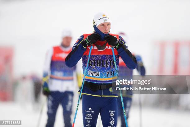 Daniel Richardsson of Sweden during the cross country training ahead of the FIS World Cup Ruka Nordic season opening at Ruka Stadium on November 23,...