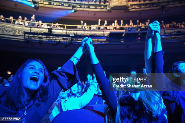 Audience during Amateur Night At The Apollo: Super Top Dog at The Apollo Theater on November 22, 2017 in New York City. (Photo by Shahar Azran/Getty...