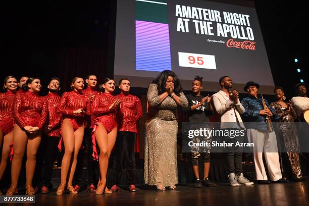 1st Place Winner Michelle Brooks-Thompson during Amateur Night At The Apollo: Super Top Dog at The Apollo Theater on November 22, 2017 in New York...