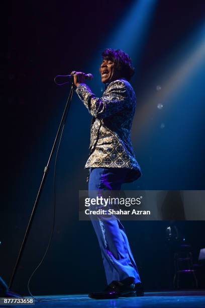 Performs during Amateur Night At The Apollo: Super Top Dog at The Apollo Theater on November 22, 2017 in New York City. (Photo by Shahar Azran/Getty...