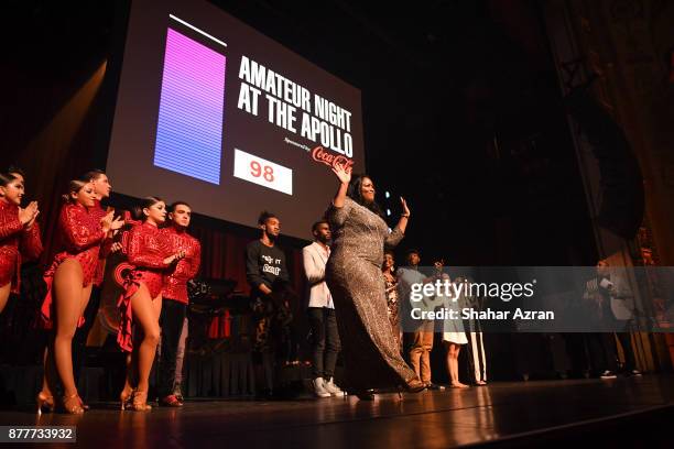 1st Place Winner Michelle Brooks-Thompson during Amateur Night At The Apollo: Super Top Dog at The Apollo Theater on November 22, 2017 in New York...