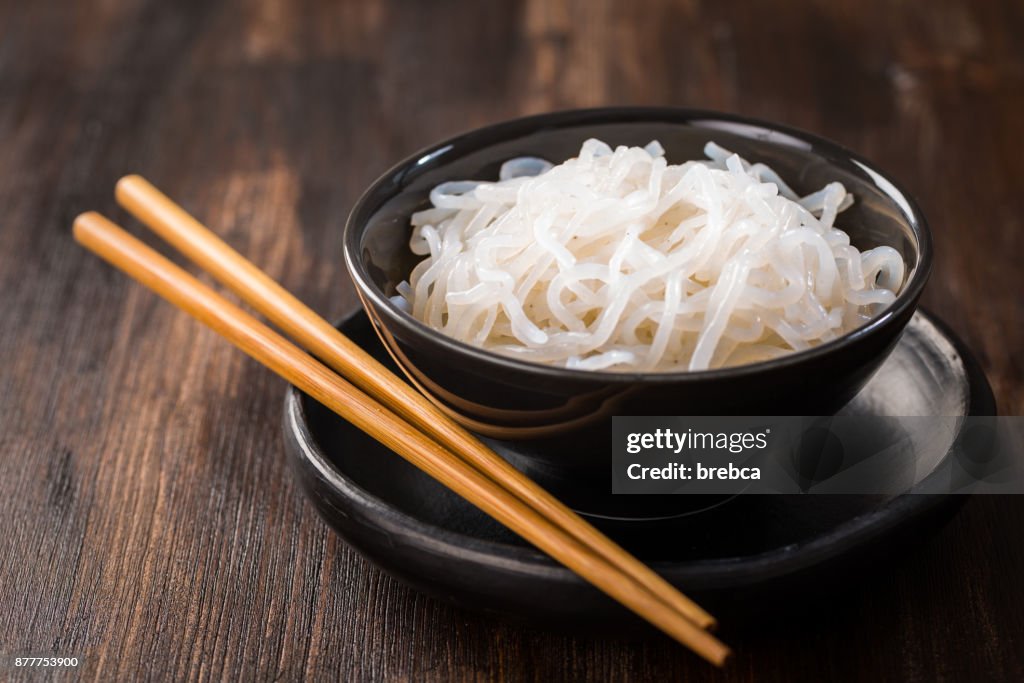 Shirataki noodles (Konjac) - japanese food