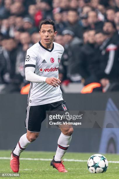 Adriano Correia Claro of Besiktas JK during the UEFA Champions League group G match between Besiktas JK and FC Porto on November 21, 2017 at the...