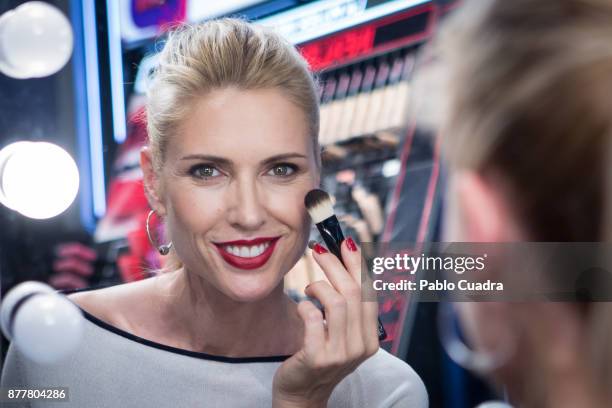 Spanish Model Judit Masco attends the L'Oreal Paris Corner opening at El Corte Ingles Store on November 23, 2017 in Madrid, Spain.