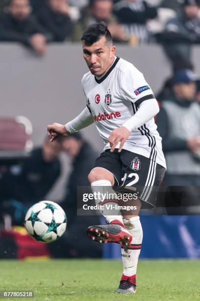 Gary Alexis Medel Soto of Besiktas JK during the UEFA Champions League group G match between Besiktas JK and FC Porto on November 21, 2017 at the...