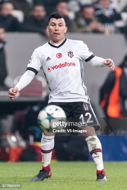 Gary Alexis Medel Soto of Besiktas JK during the UEFA Champions League group G match between Besiktas JK and FC Porto on November 21, 2017 at the...