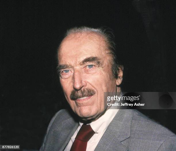 Businessman Donald Trump's Father Fred Trump at Tyson vs Holmes Convention Hall in Atlantic City, New Jersey January 22 1988.