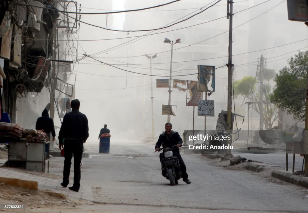 Assad regime continues hit in Eastern Ghouta