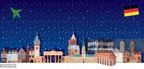 amsterdam - christmas stuttgart stock illustrations