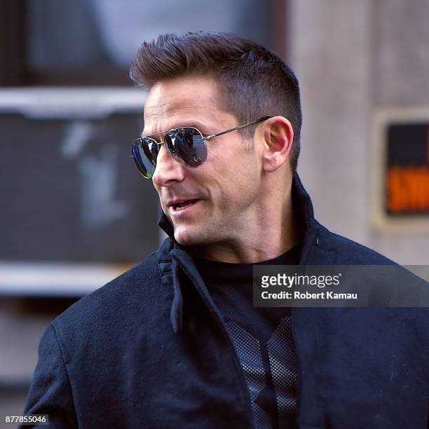 Jeff Timmons seen out and about in Manhattan on November 22, 2017 in New York City.