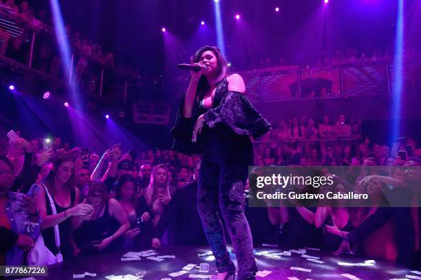 Cardi B performs at E11EVEN on November 22, 2017 in Miami, Florida.