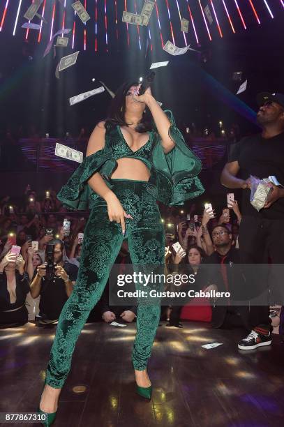 Cardi B performs at E11EVEN on November 22, 2017 in Miami, Florida.